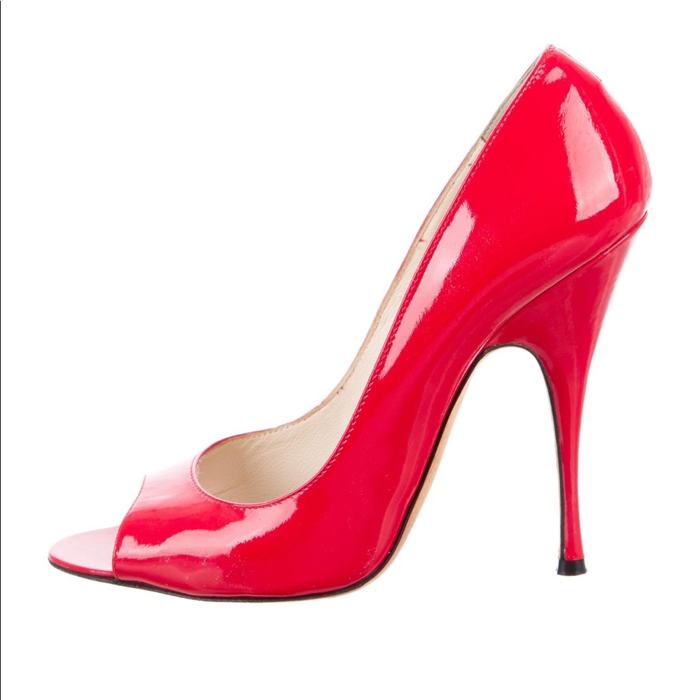 Brian Atwood Patent Leather Pumps